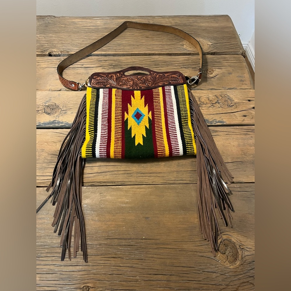 Saddle blanket purse